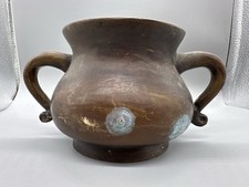 Vintage Chinese Bronze Censer with Double Handles, “Yongmao” Mark picture
