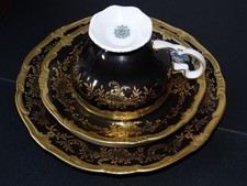 Stunning Vintage (50's) Trio (3X) Cup & Saucer Set - Weimar 