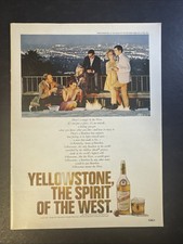1968 Yellowstone Bourbon • Magazine Print Ad • Vintage • ADV20 picture