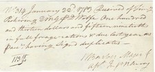 Timothy Pickering Accepts Payment For Rations In Final Year Of Revolution picture