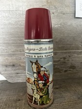 1953 Roy Rogers & Dale Evans Thermos for Lunch Box * Vintage * NICE RARE PIECE picture