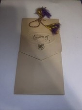 antique 1915 high school graduation program from Wellington, Missouri picture