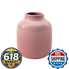 Like. by Villeroy & Boch Perlemor Home Nek Vase, Rose Pink, 6.1 in picture