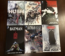 Batman Hush Under Red Hood Death in Family Black Mirror 6 TPB Graphic Novel Lot picture