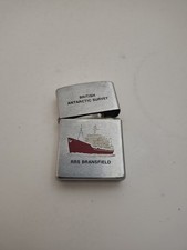 ZIPPO 1984 BRITISH ANTARCTIC SURVEY RRS BRANSFIELD LIGHTER   picture