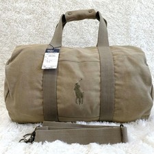 Polo Ralph Lauren 90s Canvas Boston Bag Big Pony Naigai New picture