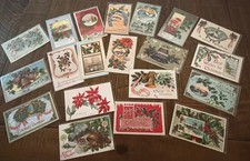 Lot of 20 ~Vintage Antique ~Christmas Postcards~Early 1900's~ in Sleeves~s793 picture