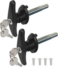 Truck Cap T-Handle Lock for Camper Shell Replacement Locking Latch Parts, Truck picture