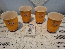 1950s Vtg 9oz Disposable Dixie Cups “Round-Up Design” 4 Cups & Candy In Package picture