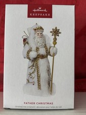 HALLMARK 2025 FATHER CHRISTMAS # 22 SERIES SANTA ORNAMENT picture