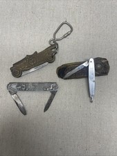 Vintage folding pocket knives lot picture