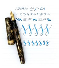Omas Extra Ogiva Oversize Senior The Holy Grail Celluloid 14k Nib VTG 30s RARE picture