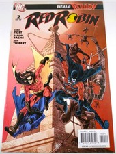 🔴💥 RED ROBIN #2 SECOND PRINTING VARIANT DC COMICS 2009 BATMAN TIM DRAKE 2ND picture