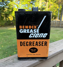 VTG 1960s Bendix Grease Clene 1 Gallon Can Degreaser Petroliana Display Empty picture