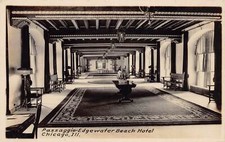 J76/ Chicago Illinois RPPC Postcard c20s Passagio Edgewater Beach Hotel 318 picture