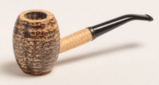 Missouri Meerschaum Country Gentleman Bent Stem Smoking Corncob Pipe - 5617 picture
