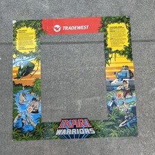 Original Monitor Bezel Ikarie Warriors Trade West 23 5/8 X 23 5/8 ARCADE Art picture