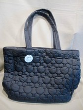 DISNEY VERA BRADLEY MICKEY MOUSE EARS BLACK TOTE BAG-MOONLESS NIGHT-NEW W/TAG picture