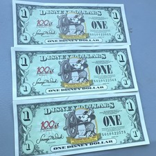 Disney 2002 $1 Steamboat Willie Dollars 100 Years Of Magic picture