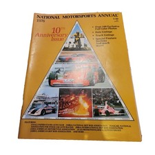 Vtg 1976 National Motorsports Annual Car Racing Magazine 10th Anniversary Issue picture