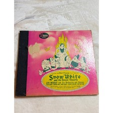 Vintage 1944 Decca Records Snow White and the Seven Dwarfs 78 RPM Album A-368 picture