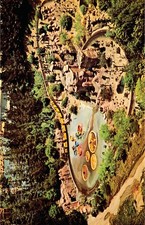 Nature's Wonderland Mine Train Aerial View Disneyland Attraction Photo Print picture