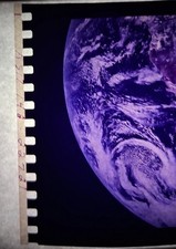2 VINTAGE NASA APOLLO 17 70MM FILM CUTOUTS picture