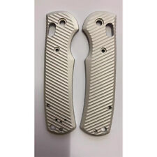 2PCS  Aluminum Alloy Handle Scales for Benchmade Griptilian 550/551 Twill picture