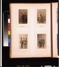 Japan 1860s Studio Portraits of Japanese Women Hand-Colored Albumen Prints picture
