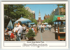 Continental Postcard Church Street Market Place in Burlington, VT. picture