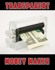 MAGIC MONEY MAKER PRINTER Toy Trick Dollar Bill Machine Change Paper To Real picture