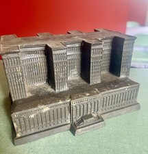 Vintage 1930s Chevrolet GM Headquarters Souvenir Miniature Metal Building picture