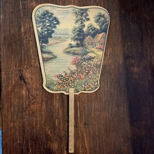 Antique 1930s Advertisement Fan, Souderton,PA Tony’s Place Nice picture