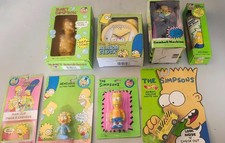 lot of 8 vintage 1990s Simpsons items new in package picture