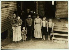 Fries Virginia L.W. Money Family 1911 Washington Cotton Mills Portrait picture