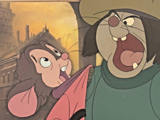 AN AMERICAN TAIL Animation Cel Production Art Don Bluth Movie Feivel - FRAMED picture