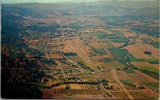 Ukiah CA Aerial View Postcard Pub. by Redwood News Agency 16284 Color Unposted picture