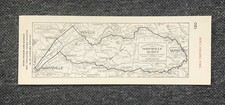 c1910s AAA Auto Club So Cal Strip Road Map #120 Marysville Oroville Quincy CA picture
