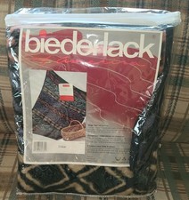 VTG Vintage Biederlack beautiful Dakar Cuddle Wrap Blanket Throw 60x80 1990s picture