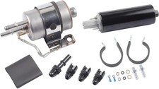 Dasbecan GSL392 255LPH Inline Fuel Pump & 58PSI Fuel Filter Regulator Kit | for picture