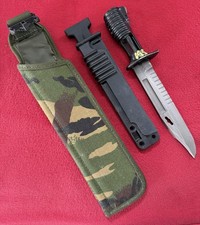 British Armed Forces SA80 L3A1 Bayonet,Scabbard & Frog picture