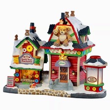 NEW 2025 LEMAX TEDDY BEAR FACTORY LIGHTED CHRISTMAS BUILDING #55312 picture