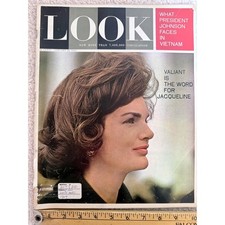LOOK Magazine Jan 28 1964 Jacqueline Kennedy Jackie O Vietnam War Mid Century picture