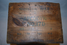 VINTAGE ATLAS APCODYN NO 17D HIGH EXPLOSIVES WOOD CRATE DATED 1952 picture