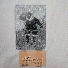 Vintage SIKU Images of the North Stone Plaque Inuit Arctic Art Canada 6x4 picture
