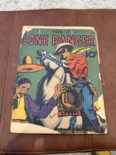 1940 The Lone Ranger Feature Book #21 David McKay Golden Age Comic Rare Book picture
