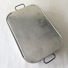 Vintage Wearever Aluminum Baking Roasting Lasagna Pan With Slide On Lid #2612 picture