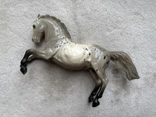 Vintage Breyer Horse #32 King Fighting Stallion Glossy Grey Appaloosa 1960s picture