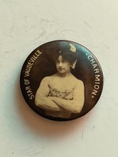c1899 Star Of Vaudeville Trapez And Strongwoman Charmion pin picture
