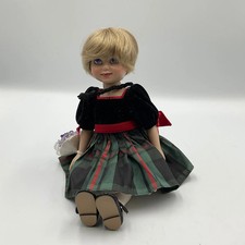 Franklin Mint Little lady Diana Royal Portrait Doll w/ Stand COA booklet/papers picture